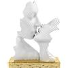 BONGELLI PREZIOSI Scultura Bacio Stilizzata 16x29cm Base Oro