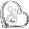 BONGELLI PREZIOSI Figura Coppia Cuore Love 24x25cm Argento