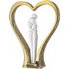 BONGELLI PREZIOSI Figura Coppia Cuore Alta 24cm Oro