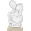 BONGELLI PREZIOSI Figura Coppia Abbraccio 19cm Nocciola