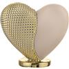 BONGELLI PREZIOSI Figura Cuore Bicolore 12x11cm Cipria Oro