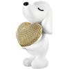 BONGELLI PREZIOSI Figura Cagnolino 10cm Bianco Oro