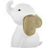 BONGELLI PREZIOSI Figura Elefantino 10cm Bianco Oro