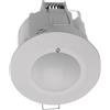 EMOS - Rilevatore di movimento a microonde per interni - Portata 8 m, campo di rilevamento 16 m/360° - Durata e sensibilità regolabili 3-2000 Lux - Altezza di installazione ideale 1,5-3,5 m - Bianco