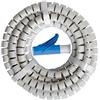 Brennenstuhl 1081590602 Guaina Flessibile Copri Cavi, Grigio