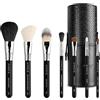 Sigma Beauty Make Me Classy Set Di Pennelli Da Viaggio Da 7 - Set Di Pennelli Da Trucco Per Fondotinta, Cipria, Contorni, Trucco Per Occhi, Fard E Altro - Pennelli Cosmetici Professionali Da Viaggio