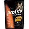Prolife Gatto Dual Fresh Adulto Manzo & Pollo Busta 85 Gr