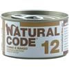 Natural Code Gatto Lattina (12) Adulto Tonno & Manzo 85 Gr