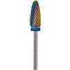 LCI Cosmetics - Punta LCI Carbide Fiamma Rainbow - Media abrasività 1
