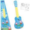 Lexibook, Peppa Pig, My First Guitar for children, 6 nylon strings, 21 long, guide included, blue/yellow, K200PP