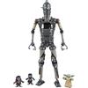 Star Wars Hasbro The Black Series, IG-12 e Grogu, action figure collezionabili deluxe per adulti ispirate alla serie The Mandalorian, da 15 cm, confezione da 2