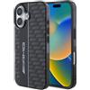 MERCEDES AMG CUSTODIA HARD COVER SILICON CARBON PATTERN CASE PER APPLE IPHONE 16