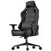 JUMMICO Sedia da gaming in ecopelle, sedia da ufficio ergonomica con braccioli 3D, sedia da scrivania con schienale reclinabile per gaming, lavoro e studio, portata massima 200 kg, nero