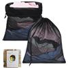 OTraki 2 Pezzi Sacchetto Lavatrice, 50x60cm Retina per Lavatrice Riutilizzabiliper Sacchetti Lavatrice Biancheria Con Couliss per Delicati Reggiseni Calzini Scarpe