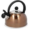 La Cafetière Bollitore a Fischio 1.3 L in Acciaio Inox Effetto Rame