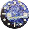 HMHAMA Quadrante luminoso da 28,5 mm Meta Dial adatto per accessori per movimento orologio NH35/36/4R, Blu