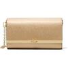 Michael Kors 30H3G8OC3M-740 LG EW CLUTCH Donna PALE GOLD Taglia TU