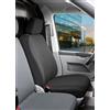 WALSER Coprisedile auto Toronto, coprisedile universale per sedile conducente o passeggero, coprisedile auto misura universale 1 sedile singolo anteriore in tessuto antracite