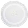 GC GLOBALCOMMERCE Piatto in Vetro Universale Girevole da 24,5 cm per Forno a Microonde Con 3 Fissaggi, PIA245