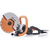 Evolution Power Tools Evolution R255DCT 255 mm Sega da cemento - Non a benzina, capacità di taglio 102,5 mm, lama diamantata premium inclusa, scanalatrice da muro, sega affondamento