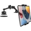 woleyi Supporto Tablet Cruscotto Parabrezza Auto/Camion, Porta Tablet Macchina Ventosa Robusto con Braccio in Metallo per iPad Pro/Air/Mini, Galaxy, Lenovo, iPhone, Telefono da 4-12,9