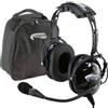 Rugged. Air Rugged Air RA200 General Aviation - Cuffie per piloti studenteschi, con riduzione passiva del rumore, archetto regolabile, braccio microfono e custodia per cuffie