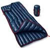 ZOOOBELIVES Alplive T400 - Sacco a pelo ultraleggero in piuma, 0 - 10 °C, leggero, 770 g, compatto, ideale per backpacking, escursionismo, campeggio selvaggio, trapunta rettangolare per trekking e