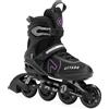 ATTABO Bricker Fitness - Pattini a rotelle da uomo, comodi e stabili per il tempo libero e l'allenamento con guida in alluminio, ruote in poliuretano da 80 mm, cuscinetti ABEC-7, freno in TPR, fino a