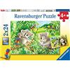Ravensburger Italy 07820 - Dolci Koala e Panda Puzzle, 2x24 Pezzi