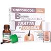Dermovitamina - Micoblock 3 in 1 tratta e colora soluzione ungueale 7 ml + smalto idratante traspirante 5 ml