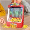 Macchina spingi-monete, gioco arcade interattivo, divertente per ragazzi e