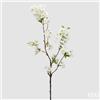 EDG Enzo De Gasperi Ciliegio Ramo con Foglie H 90 Cm Pianta Artificiale Colore Bianca