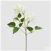 EDG Enzo De Gasperi Lillà Ramo con Foglie H 78 Cm Pianta Artificiale Colore Bianco