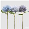 EDG Enzo De Gasperi Ortensia Ramo con Foglie Ass. H 65 Cm Pianta Artificiale Colore Celeste 1 Pz