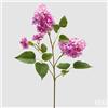EDG Enzo De Gasperi Lillà Ramo con Foglie H 78 Cm Pianta Artificiale Colore Magenta