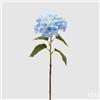 EDG Enzo De Gasperi Ortensia Ramo con Foglie H 70 Cm Pianta Artificiale Colore Celeste