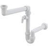 Alcaplast Sifone salvaspazio A872P, bianco