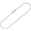NKlaus bracciale in argento 925 19cm catena veneziana taglio diamante bracciale da donna fine 12510