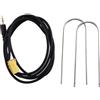Eurowagens Chiavi Radio Auto Adattatore 3.5mm Cavo Linea 1.5M per Interfaccia iPod iPad Aux