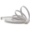 1aTTack.de 0,25m - bianco - 1 Stück - Cavo di Rete Ethernet Cat6 Piatto Lan Gigabit RJ45 Cat 6 compatibile Cat5 Cat5e Cat7 Cat8