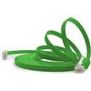 1aTTack.de 20m - verde - 1 Stück - Cavo di Rete Ethernet Cat6 Piatto Lan Gigabit RJ45 Cat 6 compatibile Cat5 Cat5e Cat7 Cat8