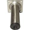Element System 11100 - 00175 500 mm Lunghezza 30 mm di diametro tubo tondo gambe di mobili include screw-mounting - Piastra in acciaio inox ottica