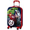 Coriex Trolley Rigido Avengers, Valigia da Viaggio per Bambini, Borsa da Viaggio Resistente in ABS con Manico Regolabile e 4 Ruote Multidirezionali, 31 L,34.5x20x51 cm,Multicolore