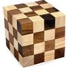 Logica Giochi Arte. Anaconda - Puzzle 3D in legno pregiato, Difficoltè 5/6 Incredibile collezione Leonardo da Vinci