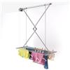 foxydry Mini, Stendibiancheria a soffitto, stendino da scomparsa verticale, richiudibile ed estensibile, stendipanni da interno e esterno, da balcone 128x54x25 cm