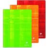 Clairefontaine 63311AMZC - Un lot de 3 cahiers piques 48 pages 24x32 cm 90g gran