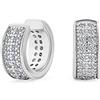 Bling Jewelry Fascetta In Zirconi Cubici Minimalista Per Orecchini A Clip Per Cartilagine, Avvolgimento Per Eliche Per Donne In Argento Sterling .925
