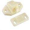 sourcing map Chiavistello a rullo per ante di mobili, armadietti, armadi, con rullo in ABS, beige, 10 pezzi