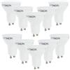 OPTONICA Lampadina dicroica led gu10 6.5 w resa 40watt risparmio energetico 2700k pezzi 10