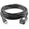 ADJ Cavo adj pc periferiche cavo prolunga usb 2.0 tipo a-a maschio femmina 5mt nero